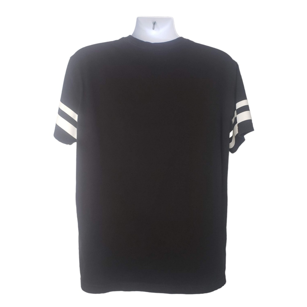 GUESS Winged Phoenix Football Striped Short Sleeve T Shirt Large No Tags - Picture 4 of 5